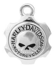 Harley-Davidson Axel Shape Willie G Skull Ride Bell - Silver Finish HRB100