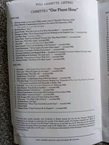 This Was Our Finest Hour Gift Set - Second World War Sound - 3 x Tape Cassette - Picture 3 of 5