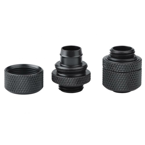 2Pcs G1/4 Thread Compression Fitting Tube Connector for 19.5mm PC Water Cooling - Photo 8/10