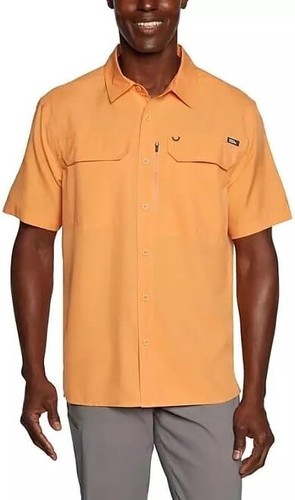 Camisa técnica Eddie Bauer para hombre UPF 50 protección solar manga corta calce relajado - Imagen 30 de 35