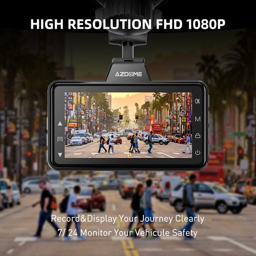 AZDOME Dual Lens Dash Cam ADAS 1080P Front and Rear Car DVR Recorder G-Sensor - Picture 5 of 12