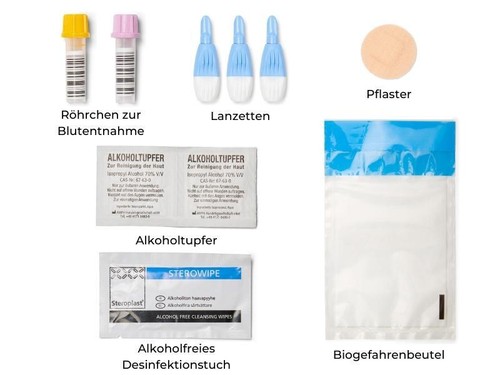 Komplett Herzgesundheits-Test (Cholesterin, HDL, LDL, Triglyceride, HbA1c) - Bild 2 von 3