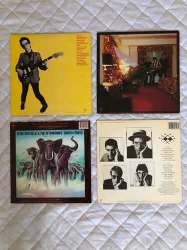Lot Of 4 Elvis Costello Vinyl Columbia 1st Press LPs, Includes Bonus Live EP NM- - Picture 2 of 8