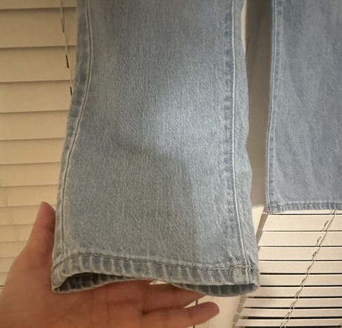Girls Paperbag High-Rise Waist Stretch Jeans Cat & Jack Light Wash Size 10 EUC - Picture 8 of 11