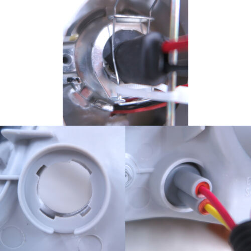 Civic EJ/EK/EM 99-00 FACELIFT Guide LED Halo Headlight Smoke US for HONDA RHD - Picture 4 of 6