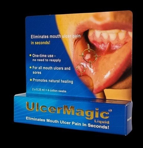 ULCERMAGIC Advanced Treatment for Mouth Ulcers and Canker Sores 2*0.25ml solutio - Picture 1 of 1