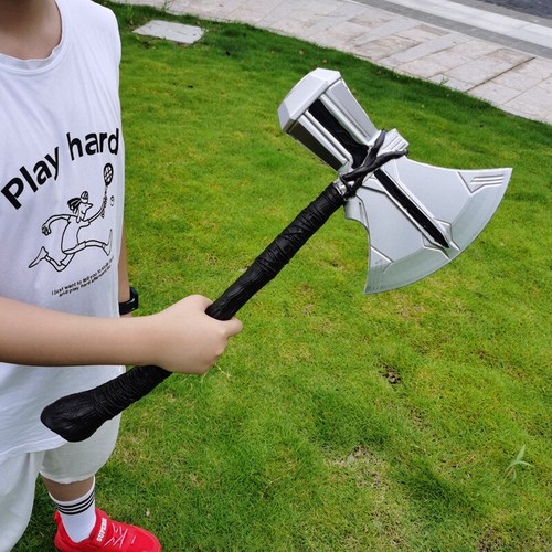 Avenger Thor's axe Stormbreaker Rubber Replica 1:1 Solid Foam Cosplay Prop Xmas - Picture 4 of 4