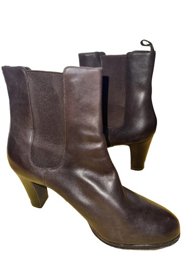 Lauren Ralph Lauren Damen-Leder-Stiefel-Tiefsattel hellbraun Größe 7,5 - Bild 10 von 14