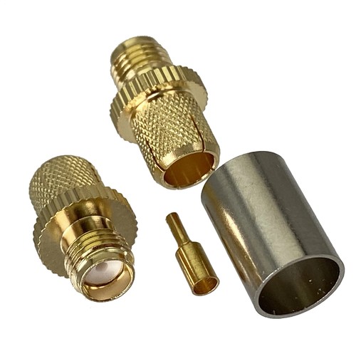 1 pieza conector SMA hembra Jack crimpado RG5 RG6 5D-FB LMR300 cable RF coaxial - Imagen 6 de 10