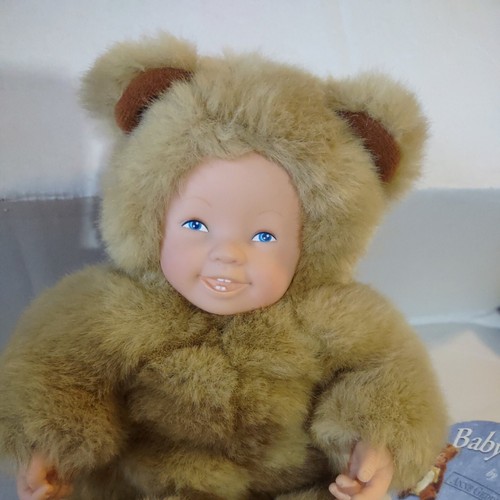 Muñeca bebé de peluche vintage Anne Geddes #525911 con etiqueta animal de peluche - Imagen 8 de 12