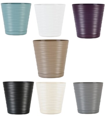 Flowerpot Plant Pots CHEAP Indoor Cover Colored Tedi Decorative Plastic Modern