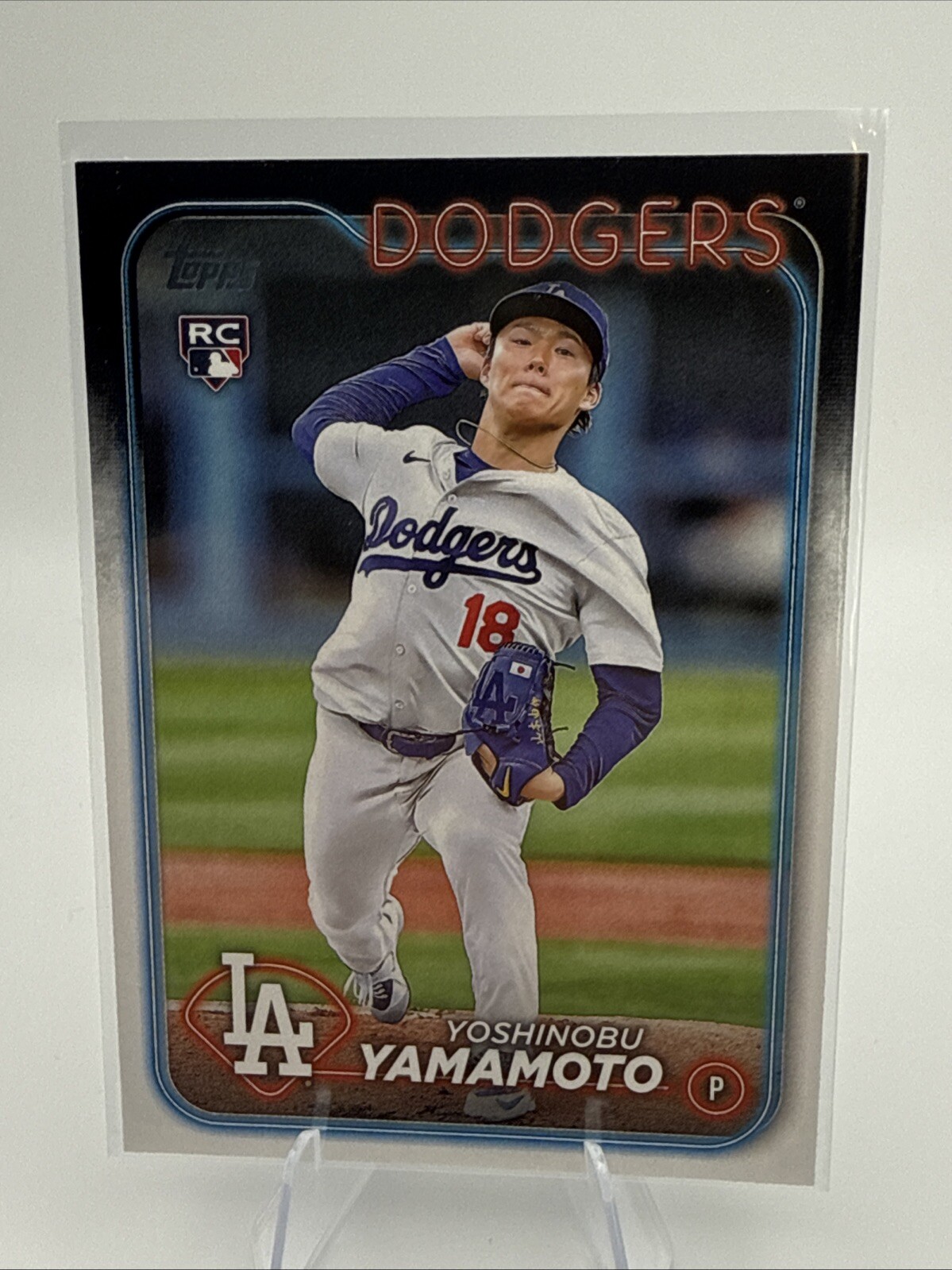 2024 Topps Series 2 - #553 Yoshinobu Yamamoto (RC)