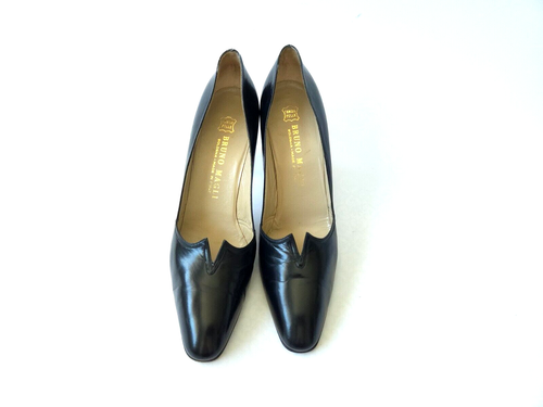 Bruno Magli Mujer Zapatos Cuero Negro 3.5" Tacones Talla 9 N - Imagen 3 de 15