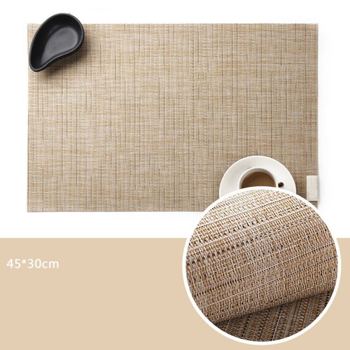 Dining Table PVC Table Mats Pattern Placemats Non-Slip Heat Resistant Durable ◇ - Picture 6 of 22