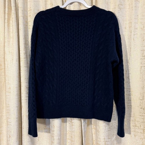 The Cashmere Project Damen Gr. Medium dunkelblau 100 Kaschmir Rundhals Pullover - Bild 2 von 4