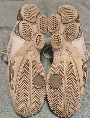 Old School Reebok RB 607 PYE 4-168549 Basketballschuhe Größe 11 weiß/silber - Bild 8 von 9