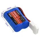 6.4V 2S 900mAh HFC1850 LiFePO Battery EL4.5-3P Female Plug for RC Car Truck Boat