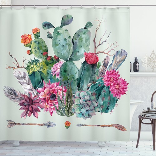NEW Waterproof Polyester Print Fabric Shower Curtain for Bathroom +12HOOKS - Bild 73 von 83