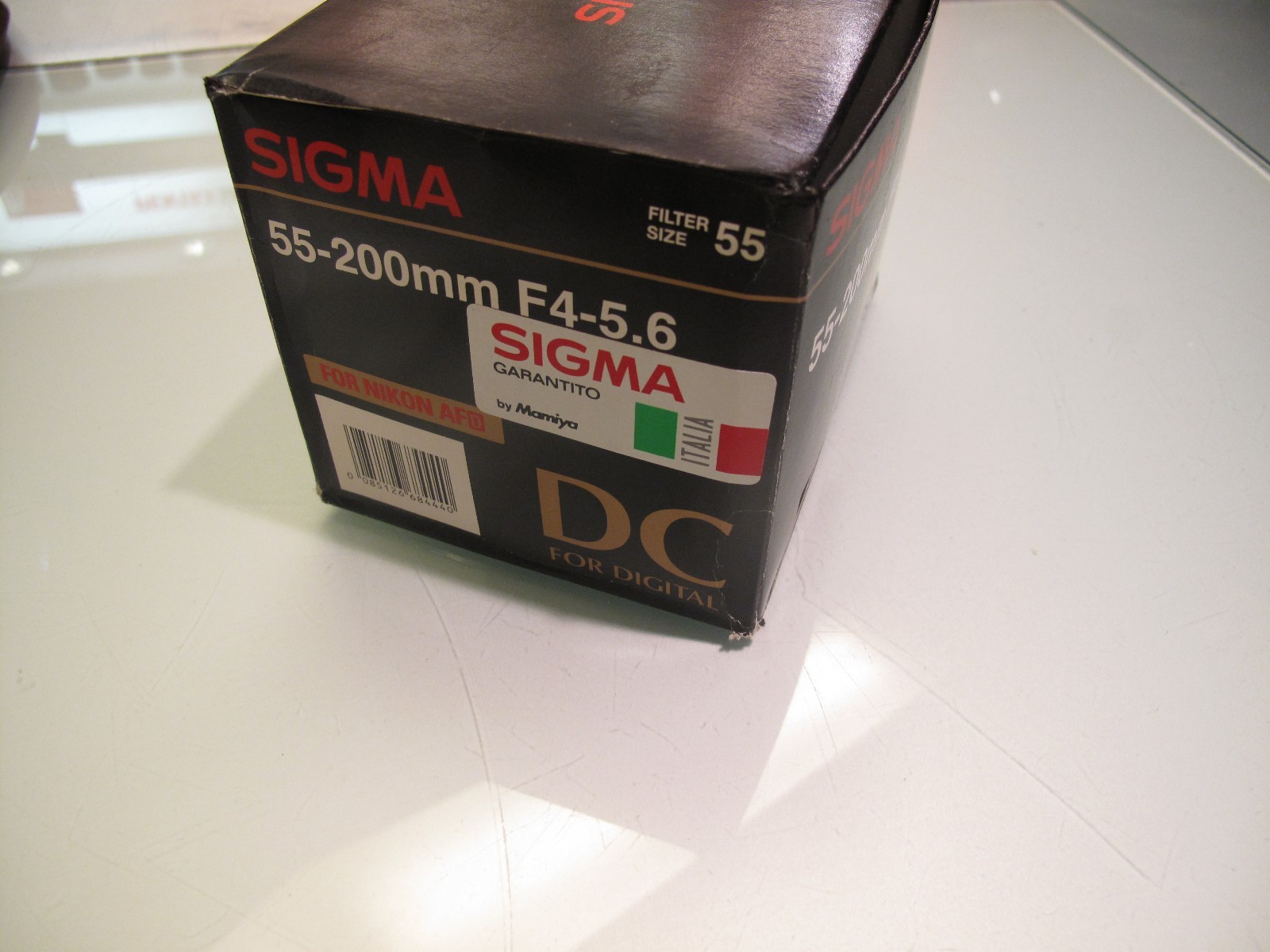 SIGMA 55 - 200 MM F 4 - 5.6 DC FOR NIKON AF-D