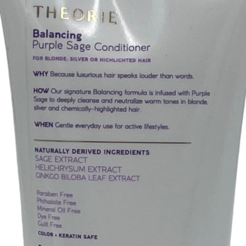 Theorie Balancing Purple Sage Shampoo & Conditioner Set Tone Moisturize Smooth - Bild 9 von 10
