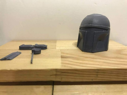 Casco Jango Fett escala 1/6 (sin pintar) - Imagen 7 de 12