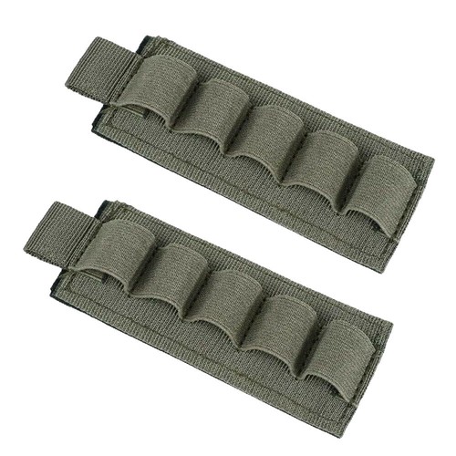 2X Tactical 5 Rounds 12/20GA Gauge Shotgun Shell Holder Gun Ammo Cartridge Pouch - Picture 17 of 21