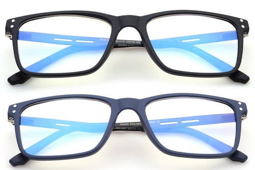 Reading Glasses Blue Light Blocking Filter Anti Fatigue Spring Hinged UV 100% - Picture 2 of 22