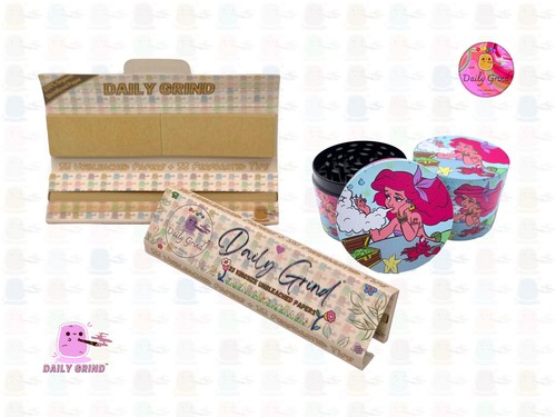 50mm Princess Mermaid Parody - Metal Tobacco Magnetic 4Part Grinder Cute Gift - Picture 15 of 21