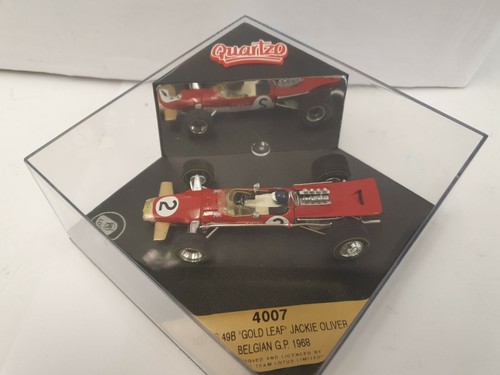 Quartzo 4007 1:43 Lotus 49B Gold Leaf Belgian GP 1968 Jackie Oliver - Picture 2 of 6