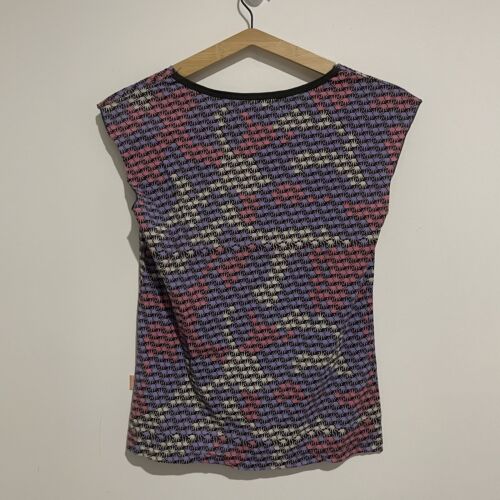 NEW Vintage Stussy Womens Crown Camo V-neck Top Size 12 Sleeveless Y2K - Picture 7 of 7