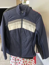 NWT WOMEN'S ORIGINAL PENGUIN JACKET, SIZE: XS, COLOR:BLACK IRIS/QUIET SHADE-C410