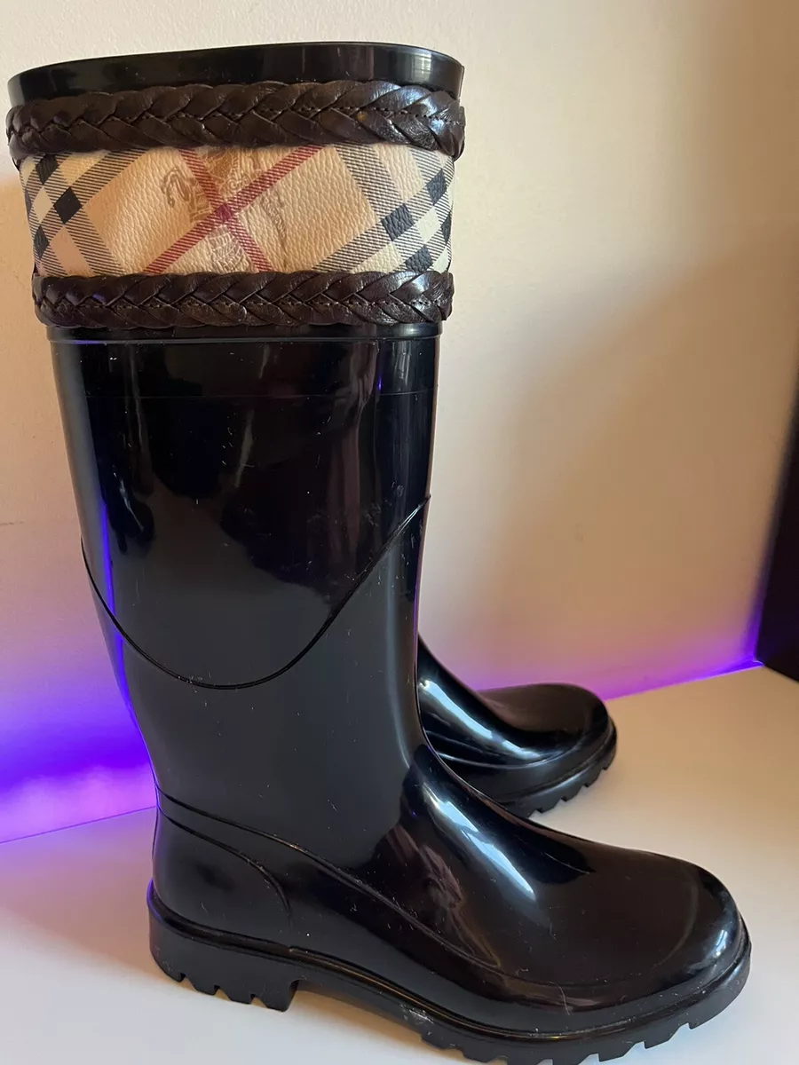 Burberry crosshill rain clearance boots