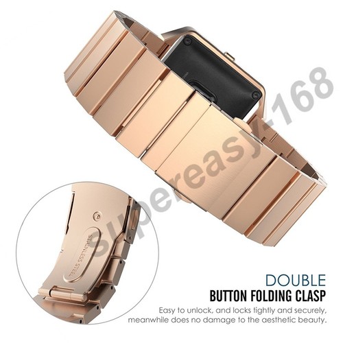Replacement Watch Band Stainless Metal Wristband +Frame For Fitbit Blaze Tracker - Picture 22 of 26