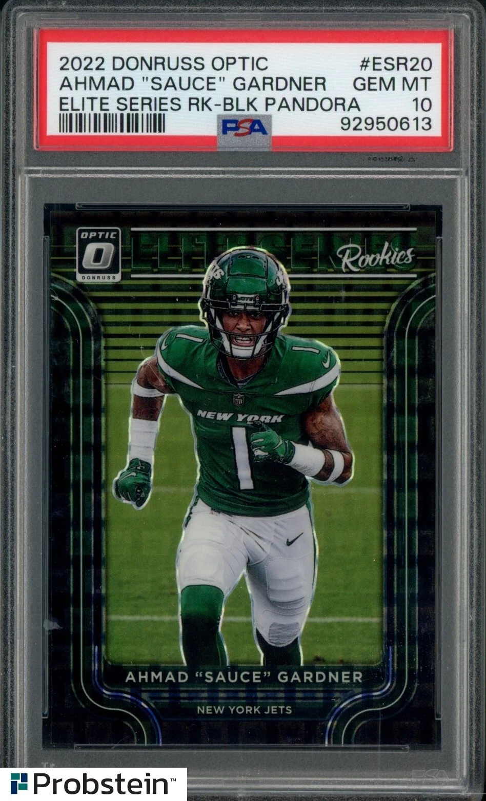 Sauce Gardner Panini Donruss Optic the Elite Series Rookies #ESR20 Black Pandora