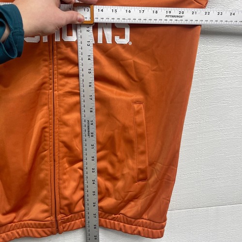 Authentic We Are Texas Longhorns Track Jacket Orange Full-Zip Y XL Embroidered - Picture 3 of 7