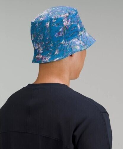 Lululemon Bucket Hat Cap Adult L/XL Poolside Blue Reversible Casual - Picture 3 of 9
