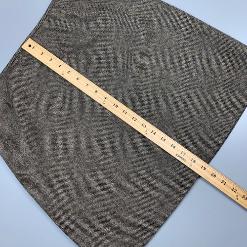 Falda Eddie Bauer Mujer 12 Marrón Tweed Mezcla Lana Academia Otoño - Imagen 2 de 9