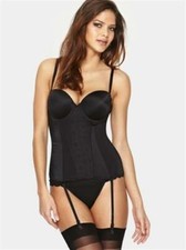 NEW Luleh Chic 34B Romance Strapless Body Shaper 33489 38559 Black