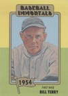1980-84 SSPC Baseball Immortals 1st Printing - Bill Terry #73