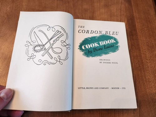THE CORDON BLEU COOK BOOK by Dione Lucas (HC/Illus/Signed by Author) April 1951 - Picture 7 of 12