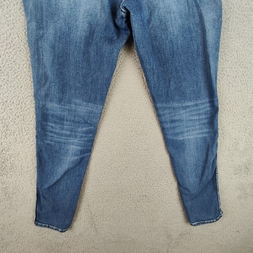 Ralph Lauren Polo Jeans Women 32 R Blue Denim Tompkins Skinny Stretch Pants Diss - Picture 16 of 19