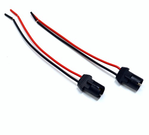 Universal Pigtail Wire Female Socket 912 T15 PBL Back Up Reverse Light Lamp Fit - Picture 2 of 6