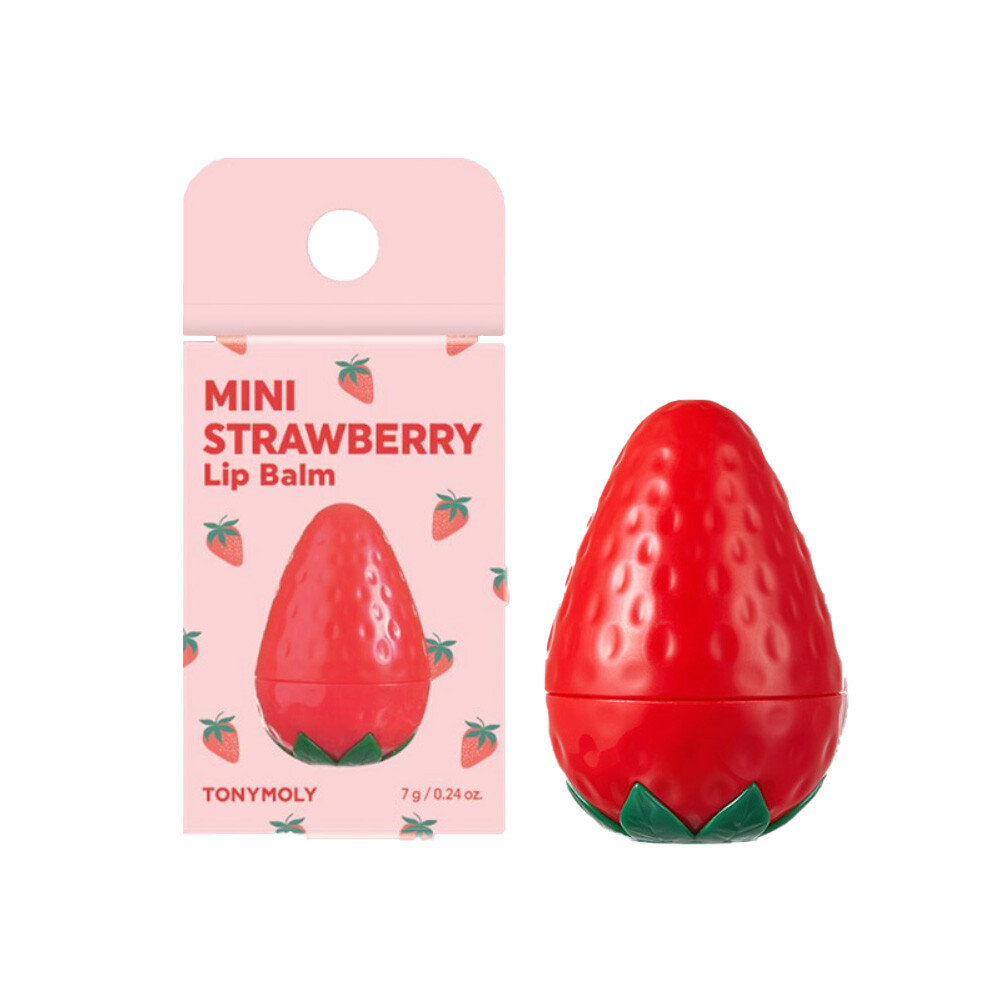 [TONYMOLY] Mini Strawberry Lip Balm - 7g / Free Gift