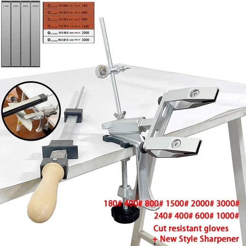 360° Knife Sharpener Tool Diamond Whetstone System Adjustable Angle Household Ki - Picture 9 of 19