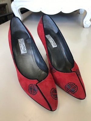 Ted Lapidus Shoes Red High Heels