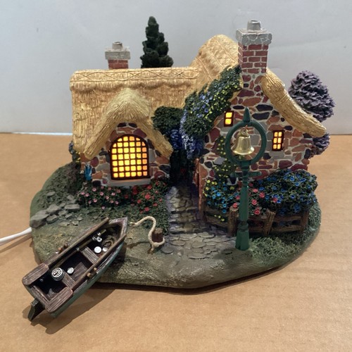 2001 Thomas Kinkade Seaside Village Boathouse Limited Edition - Picture 9 of 14