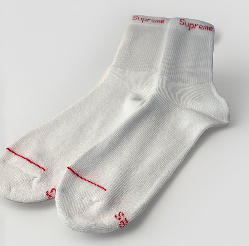 CALCETINES SUPREME/HANES BLANCOS (INDIVIDUALES) (UN PAR) AUTÉNTICOS NUEVOS (NO ES UN PAQUETE) - Imagen 2 de 21