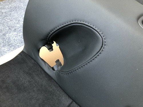 Porsche 911 991 Sitz Sitzkissen hinten Black Alcantara Rear Seat Cushion - Bild 5 von 12