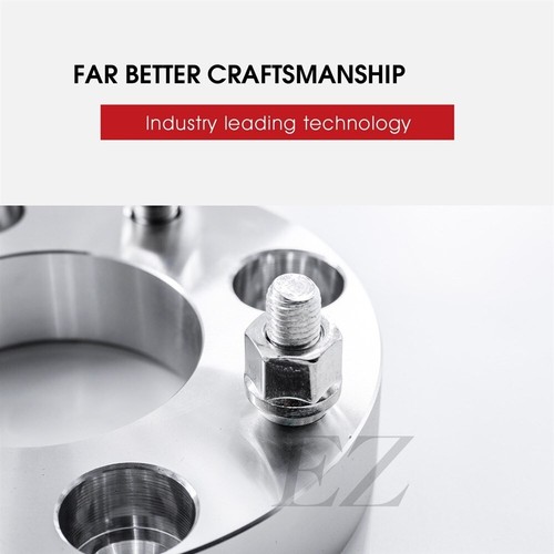 Wheel Adapters 4 Lug 100 To 4 Lug 4.25 Spacers 4x100/4x4.25 1.25" - Picture 4 of 5