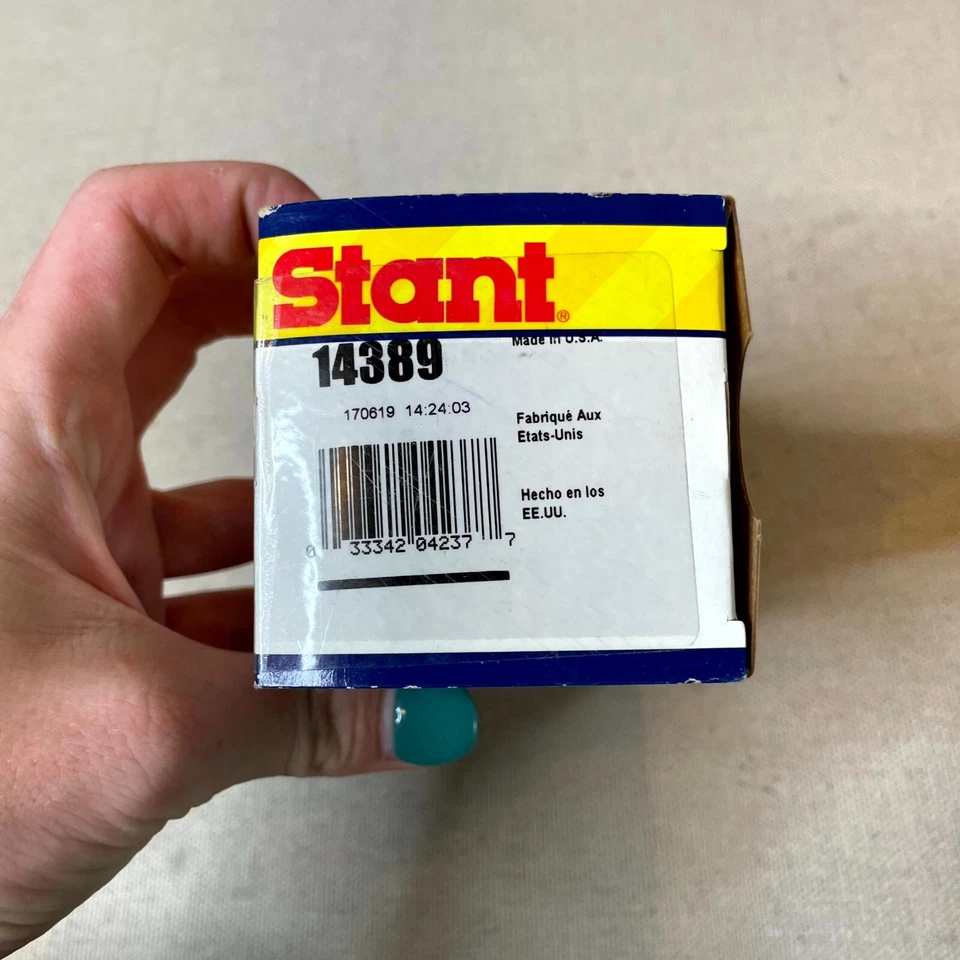 Termostato de líquido de arrefecimento do motor Stant 14389 para 2001-05 Dodge Stratus Chrysler Sebring - Imagem 3 de 4